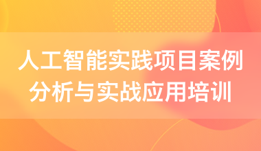 人工智能實踐項目案例分析與實戰應用培訓